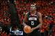 SALT LAKE CITY, UT - APRIL 20: Clint Capela #15 of the Houston Rockets shoots a free-throw against the Utah Jazz during Game Three of Round One of the 2019 NBA Playoffs on April 20, 2019 at vivint.SmartHome Arena in Salt Lake City, Utah. NOTE TO USER: User expressly acknowledges and agrees that, by downloading and or using this Photograph, User is consenting to the terms and conditions of the Getty Images License Agreement. Mandatory Copyright Notice: Copyright 2019 NBAE (Photo by Melissa Majchrzak/NBAE via Getty Images)