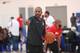 JOHANNESBURG, SOUTH AFRICA - AUGUST 2: Assistant Coach David Vanterpool at the Basketball Without Boarders Africa program at the American International School of Johannesburg on August 2, 2018 in Gauteng province of Johannesburg, South Africa. NOTE TO USER: User expressly acknowledges and agrees that, by downloading and or using this photograph, User is consenting to the terms and conditions of the Getty Images License Agreement. Mandatory Copyright Notice: Copyright 2018 NBAE (Photo by Joe Murphy/NBAE via Getty Images)
