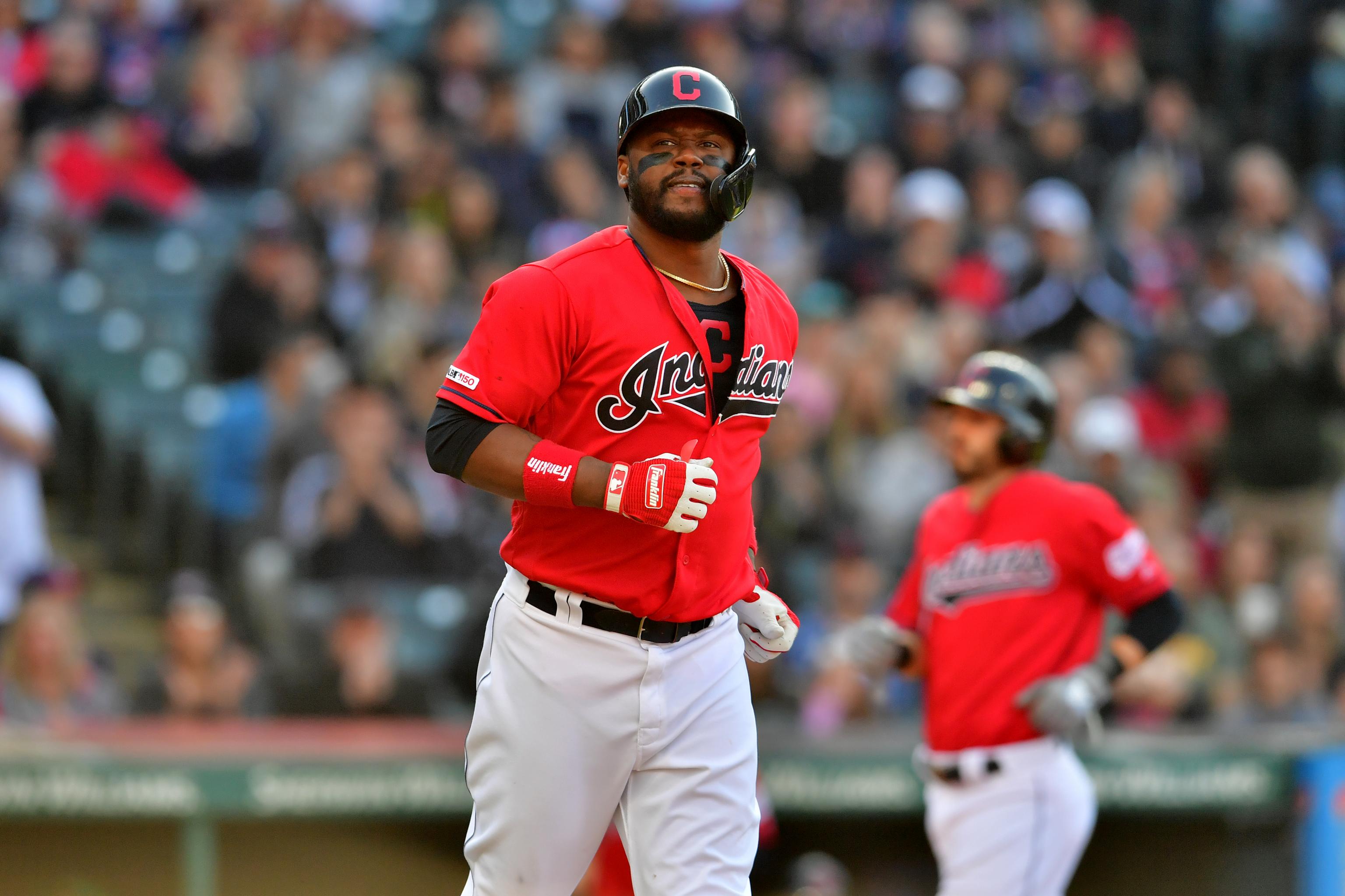 2019 Hanley Ramirez Indians Game Used Team Issued Baseball Jersey