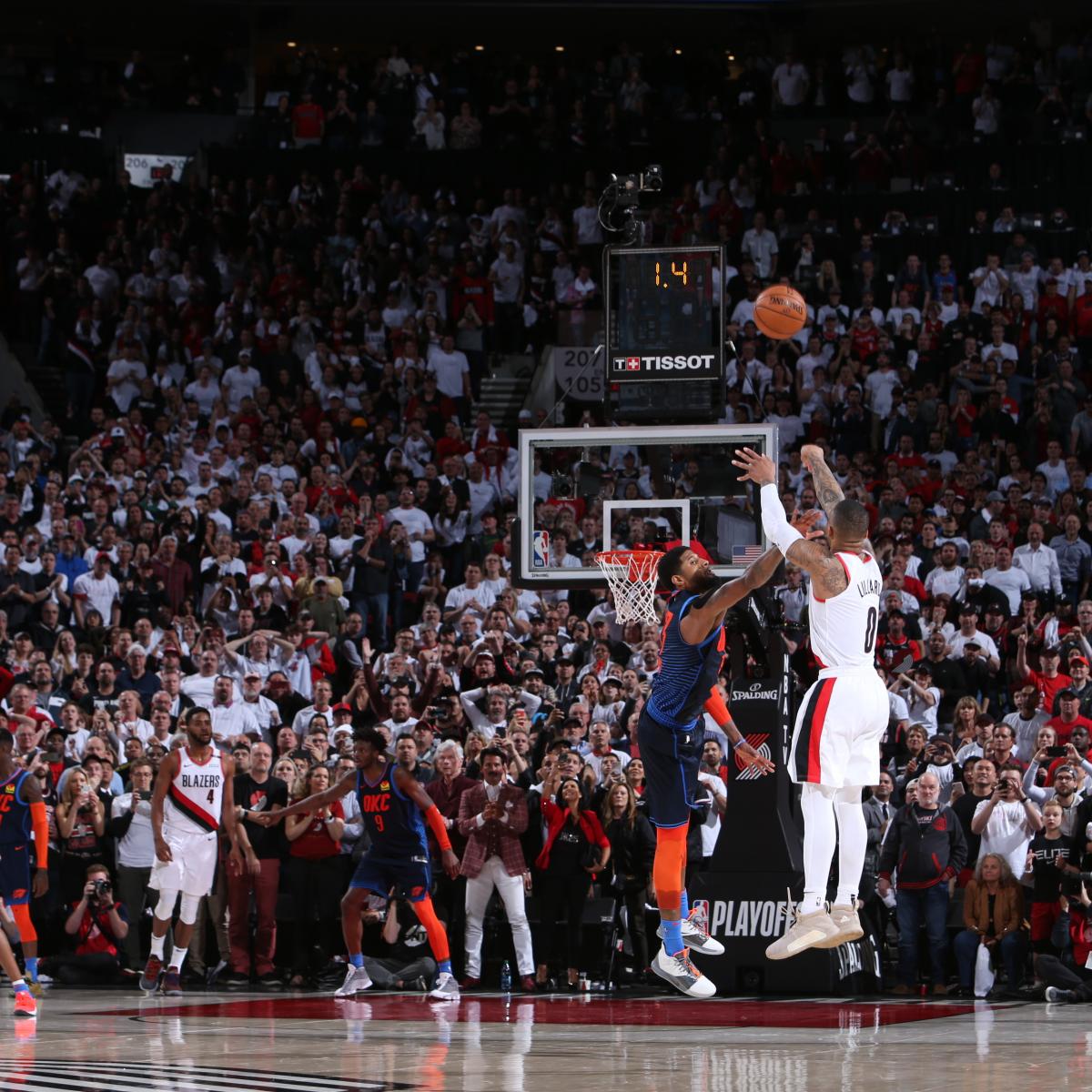Damian Lillard Buzzer Beater Gives Blazers Game 5 Win Vs Paul