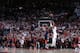PORTLAND, OR - APRIL 23: Damian Lillard #0 of the Portland Trail Blazers shoots the three-point shot to win the game against Paul George #13 of the Oklahoma City Thunder during Game Five of Round One of the 2019 NBA Playoffs on April 23, 2019 at the Moda Center in Portland, Oregon. NOTE TO USER: User expressly acknowledges and agrees that, by downloading and or using this Photograph, user is consenting to the terms and conditions of the Getty Images License Agreement. Mandatory Copyright Notice: Copyright 2019 NBAE (Photo by Sam Forencich/NBAE via Getty Images)