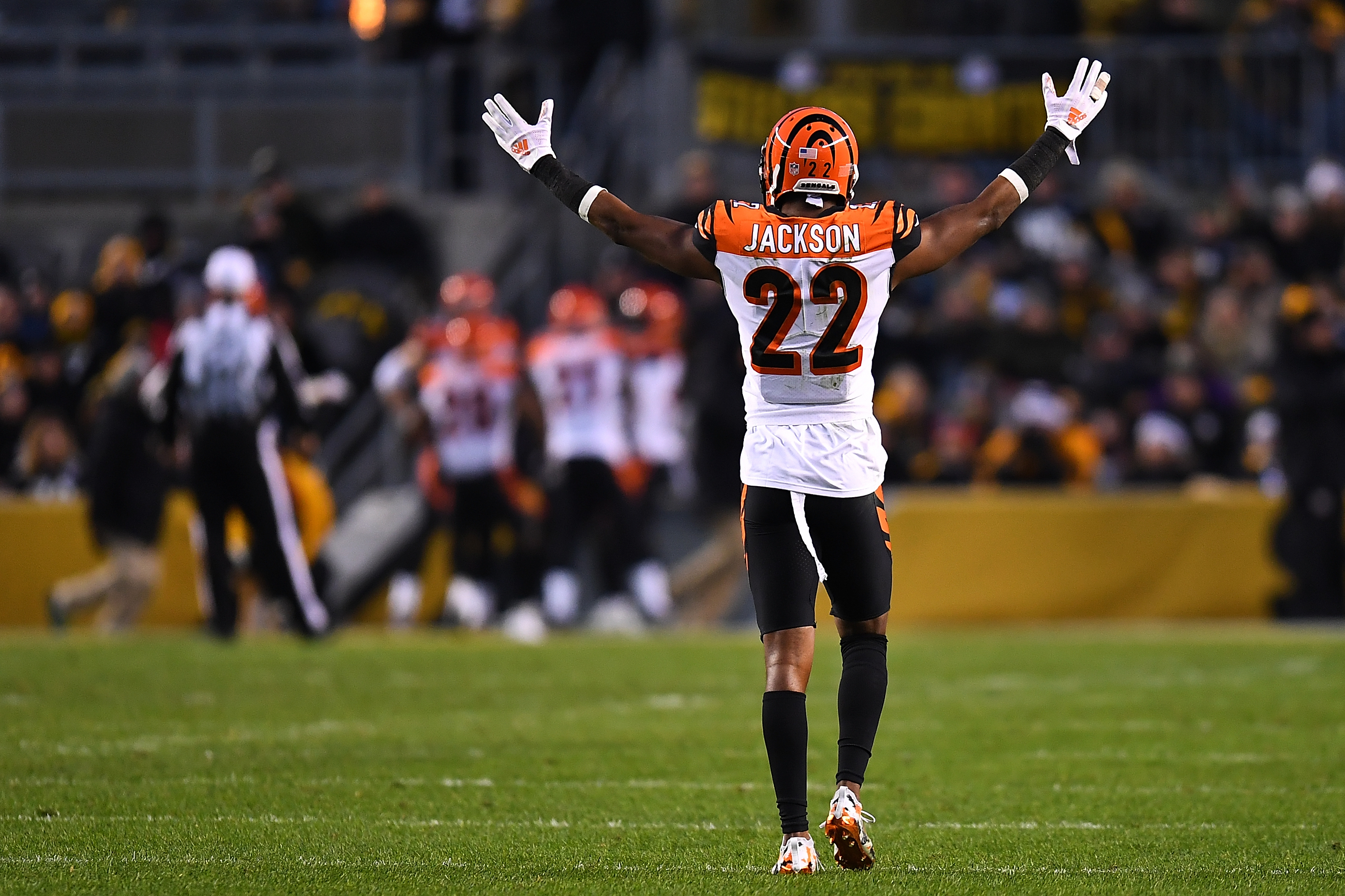 Cincinnati Bengals cornerback William Jackson (22) after an NFL