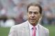 TUSCALOOSA, AL - APRIL 13: Alabama Crimson Tide head coach Nick Saban looks on prior to the team's A-Day Spring Game at Bryant-Denny Stadium on April 13, 2019 in Tuscaloosa, Alabama. (Photo by Joe Robbins/Getty Images)