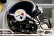 A Pittsburgh Steelers helmet along the bench during an NFL football game against the Cincinnati Bengals, Sunday, Dec. 30, 2018, in Pittsburgh. (AP Photo/Gene J. Puskar)