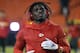 Kansas City Chiefs wide receiver Tyreek Hill (10) warms up before an NFL football game against the Los Angeles Chargers in Kansas City, Mo., Thursday, Dec. 13, 2018. (AP Photo/Ed Zurga)