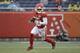 AFC receiver Tyreek Hill (10), of the Kansas City Chiefs, runs for yardage during the first half of the NFL Pro Bowl football game against the NFC Sunday, Jan. 27, 2019, in Orlando, Fla. (AP Photo/Phelan M. Ebenhack)
