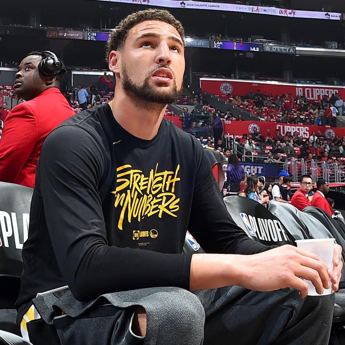 Warriors Rumors: Klay Thompson Dealing with 'Pretty Bad' Sprained Ankle Injury ...