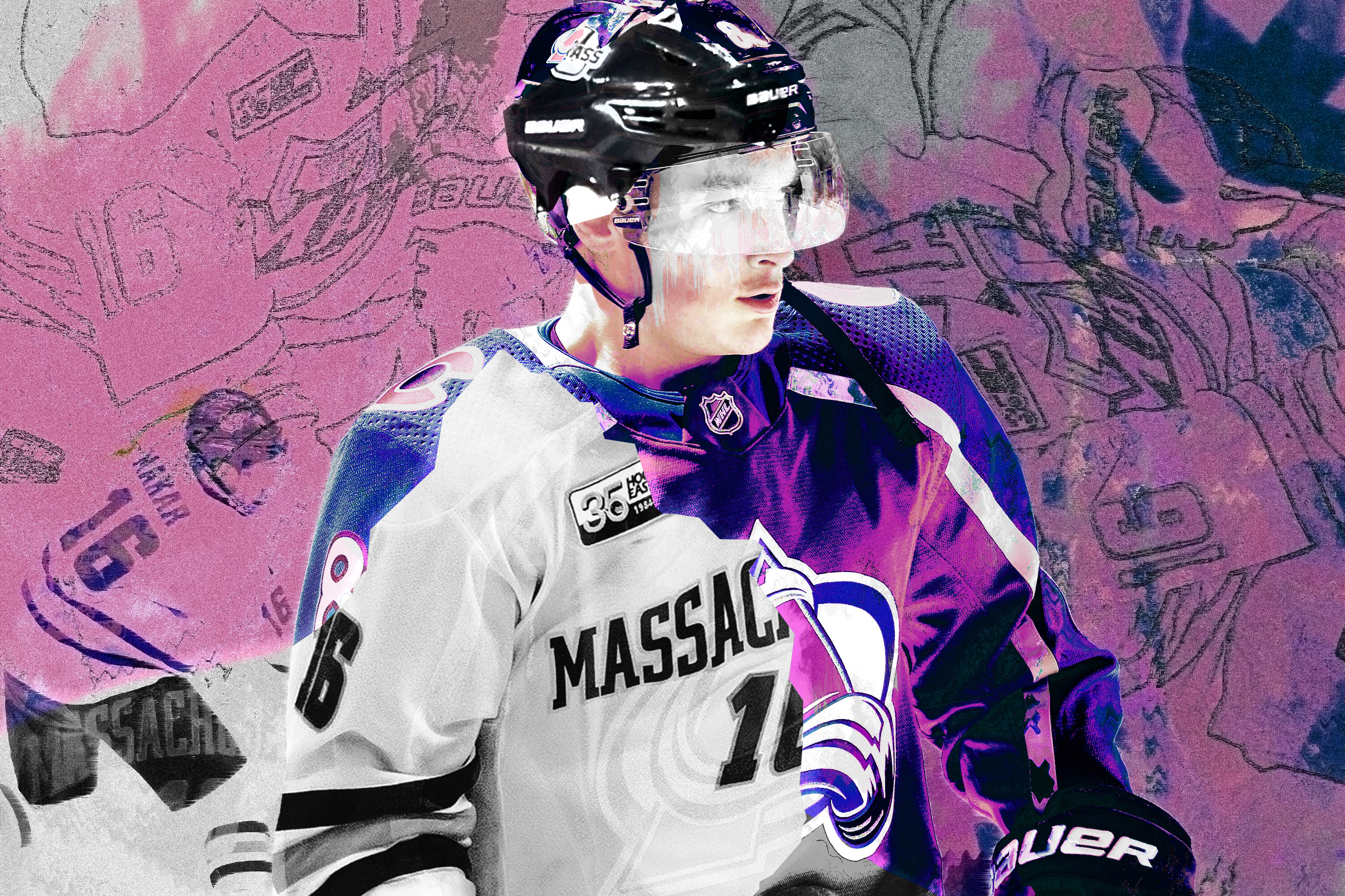 Where Hockey Meets Art — wallpapers • cale makar + night sky Requested by