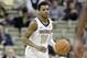 Vanderbilt guard Darius Garland plays against Alcorn State in the first half of an NCAA college basketball game Friday, Nov. 16, 2018, in Nashville, Tenn. (AP Photo/Mark Humphrey)