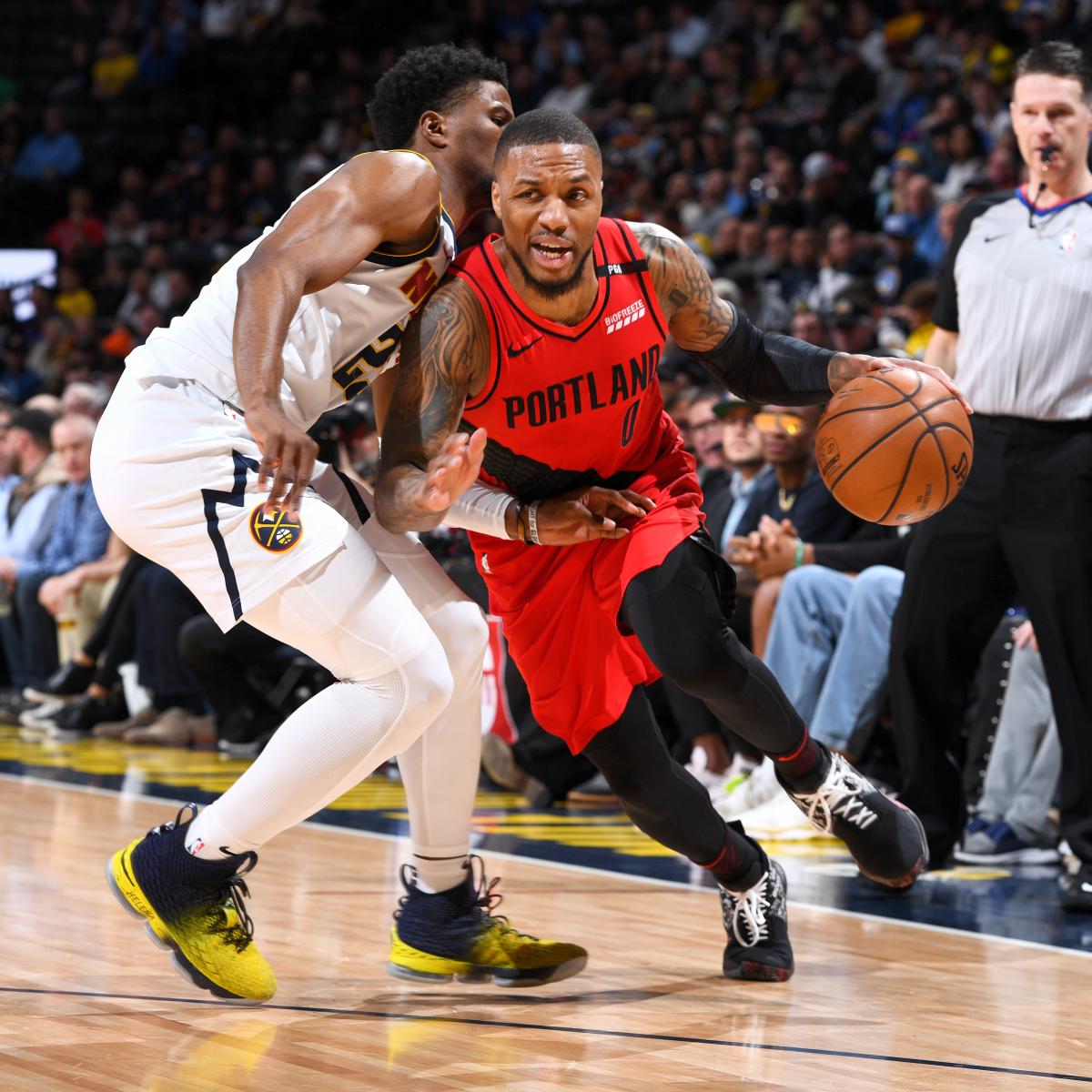 Damian Lillard, Trail Blazers Even Series, Win Game 2 vs. Nikola Jokic