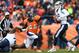 DENVER, CO - OCTOBER 14: Linebacker Shane Ray #56 of the Denver Broncos gets a hand on quarterback Jared Goff #16 of the Los Angeles Rams in the second quarter during a game at Broncos Stadium at Mile High on October 14, 2018 in Denver, Colorado. (Photo by Dustin Bradford/Getty Images)