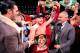 NEW YORK, NEW YORK - DECEMBER 15: Canelo Alvarez celebrates his third round tko against Rocky Fielding during their WBA super middleweight title fight at Madison Square Garden on December 15, 2018 in New York City. (Photo by Tom Hogan/Golden Boy/Getty Images)