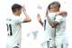 MADRID, SPAIN - MAY 05: Mariano of Real Madrid celebrates after scoring his team's third goal with Lucas Vazquez and Brahim Diaz during the La Liga match between Real Madrid CF and Villarreal CF at Estadio Santiago Bernabeu on May 05, 2019 in Madrid, Spain. (Photo by Angel Martinez/Getty Images)