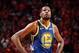 HOUSTON, TX - MAY 4: Kevin Durant #35 of the Golden State Warriors looks on against the Houston Rockets during Game Three of the Western Conference Semifinals of the 2019 NBA Playoffs on May 4, 2019 at the Toyota Center in Houston, Texas. NOTE TO USER: User expressly acknowledges and agrees that, by downloading and/or using this photograph, user is consenting to the terms and conditions of the Getty Images License Agreement. Mandatory Copyright Notice: Copyright 2019 NBAE (Photo by Andrew D. Bernstein/NBAE via Getty Images)