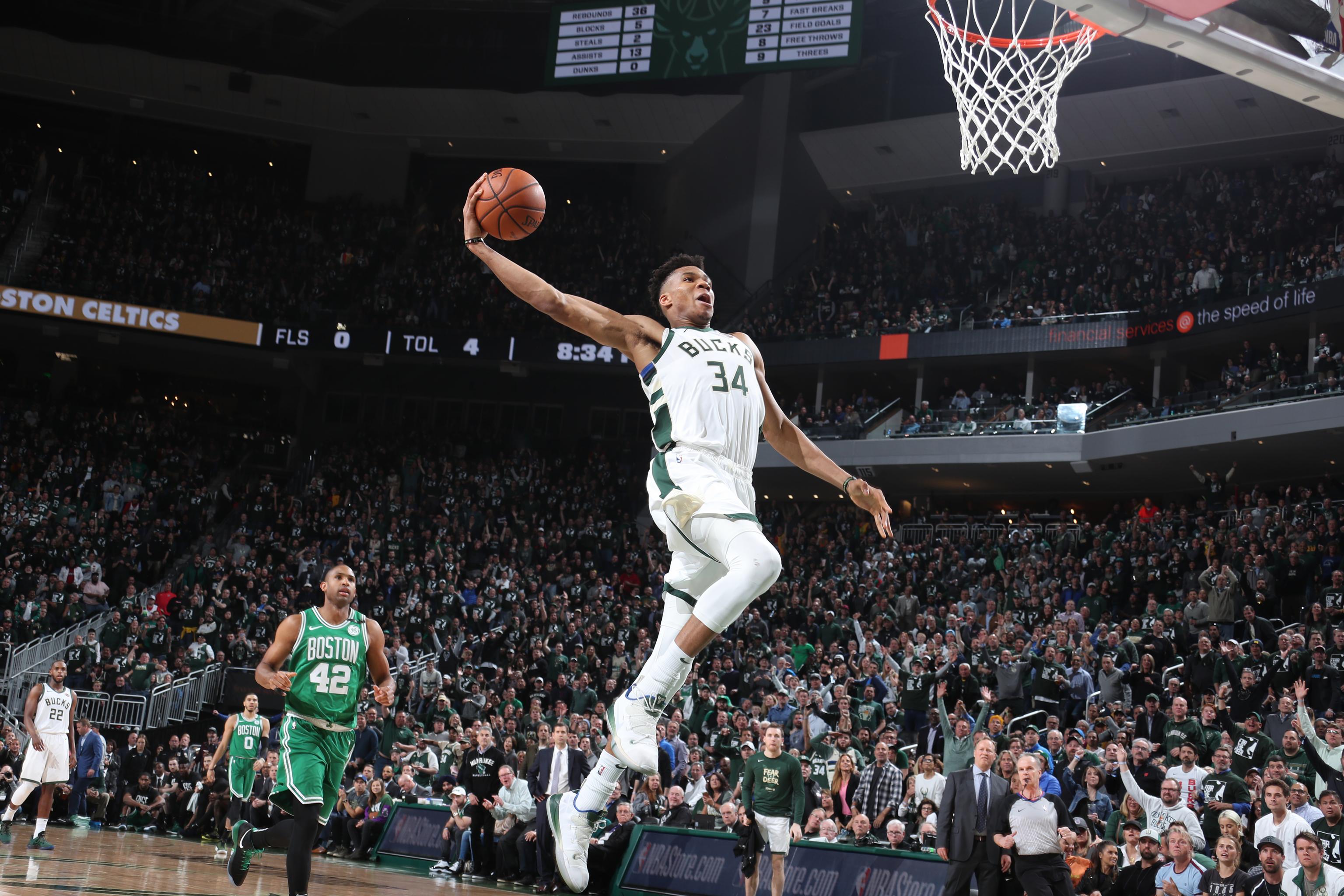 Giannis Antetokounmpo, Bucks Eliminate Kyrie Irving, Celtics in Game 5 Rout  | Bleacher Report | Latest News, Videos and Highlights