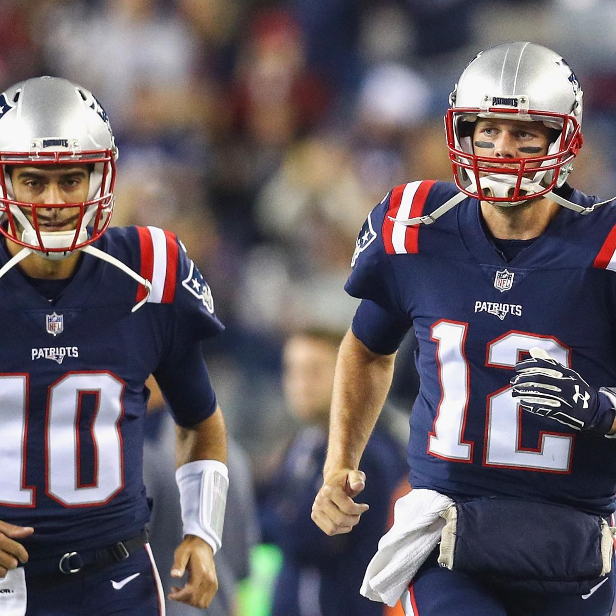 49ers' Jimmy Garoppolo Asked Tom Brady for Advice After ACL Injury | Bleacher Report ...