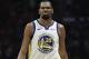 Golden State Warriors' Durant striker Kevin Durant turned around in the second half of the sixth game of a NBA first-round playoff series against basketballs against the Los Angeles Clippers, Friday, April 26, 2019 in Los Angeles. The warriors won 129-110. (AP Photo / Mark J. Terrill)
