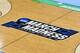 JACKSONVILLE, FL - MARCH 20: The NCAA March Madness logo on the floor during the NCAA Basketball First round practice session at the VyStar Veterans Memorial Arena on March 20, 2019 in Jacksonville, Florida. (Photo by Mitchell Layton/Getty Images)