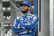 NASCAR auto racing driver Bubba Wallace is shown before a Cup series auto race Sunday, May 5, 2019, at Dover International Speedway in Dover, Del. (AP Photo/Jason Minto)