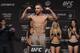 RIO DE JANEIRO, BRAZIL - MAY 10: Alexander Volkanovski of Australia poses on the scale during the UFC 237 weigh-in at Jeunesse Arena on May 10, 2019 in Rio de Janeiro, Brazil. (Photo by Buda Mendes/Zuffa LLC/Zuffa LLC via Getty Images)
