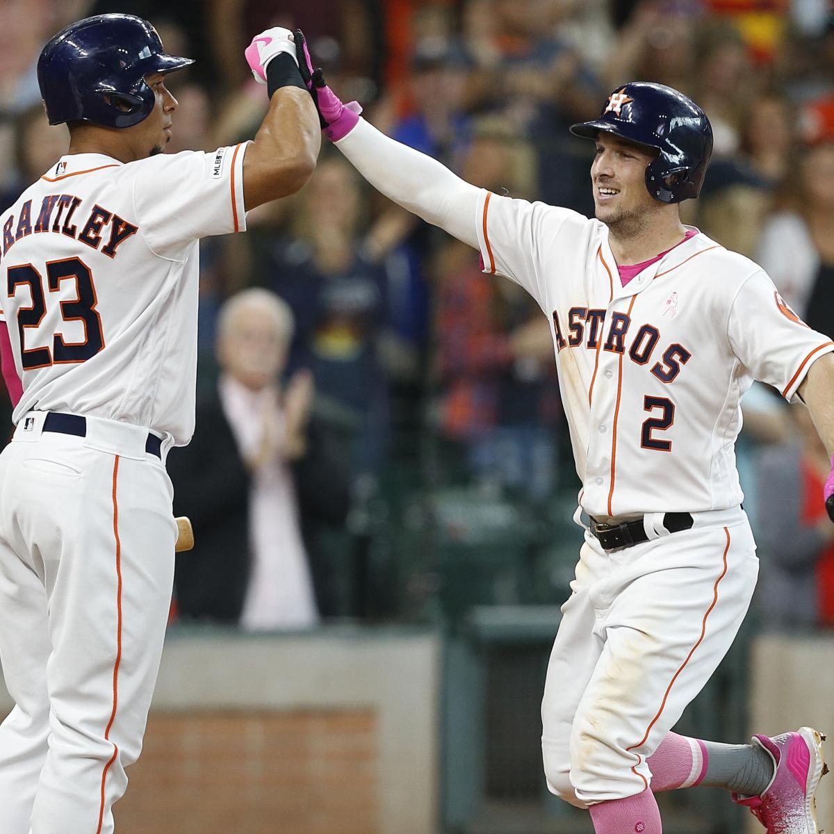 Video Watch Astros' Alex Bregman Hit 2 HRs in Front of His Mom on