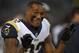 OAKLAND, CA - SEPTEMBER 10: Marcus Peters #22 of the Los Angeles Rams looks on smiling from the sidelines prior to the start of an NFL football game against the Oakland Raiders at Oakland-Alameda County Coliseum on September 10, 2018 in Oakland, California. (Photo by Thearon W. Henderson/Getty Images)