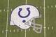 The Indianapolis Colts helmet on the field during the AFC Championship NFL football game against the New York Jets, Sunday, Jan. 24, 2010, in Indianapolis. (AP Photo/AJ Mast)