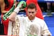 LAS VEGAS, NEVADA - MAY 04: Canelo Alvarez acknowledges the crowd before his middleweight unification fight against Daniel Jacobs at T-Mobile Arena on May 4, 2019 in Las Vegas, Nevada. Alvarez won by unanimous decision. (Photo by Ethan Miller/Getty Images)