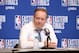 MILWAUKEE, WI - MAY 15: Head Coach Mike Budenholzer of the Milwaukee Bucks is interviewed after a game against the Toronto Raptors after Game One of the Eastern Conference Finals of the 2019 NBA Playoffs on May 15, 2019 at the Fiserv Forum Center in Milwaukee, Wisconsin. NOTE TO USER: User expressly acknowledges and agrees that, by downloading and or using this Photograph, user is consenting to the terms and conditions of the Getty Images License Agreement. Mandatory Copyright Notice: Copyright 2019 NBAE (Photo by Gary Dineen/NBAE via Getty Images).