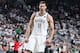 MILWAUKEE, WI - MAY 15: Brook Lopez #11 of the Milwaukee Bucks handles the ball against the Toronto Raptors during Game One of the Eastern Conference Finals of the 2019 NBA Playoffs on May 15, 2019 at the Fiserv Forum Center in Milwaukee, Wisconsin. NOTE TO USER: User expressly acknowledges and agrees that, by downloading and or using this Photograph, user is consenting to the terms and conditions of the Getty Images License Agreement. Mandatory Copyright Notice: Copyright 2019 NBAE (Photo by Nathaniel S. Butler/NBAE via Getty Images).
