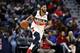 New Orleans Pelicans forward Anthony Davis (23) in the first half of an NBA basketball game in New Orleans, Saturday, March 16, 2019. (AP Photo/Tyler Kaufman)