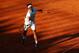 ROME, ITALY - MAY 16: Roger Federer of Switzerland plays a forehand against Borna Coric of Croatia in their third round match during day five of the International BNL d'Italia at Foro Italico on May 16, 2019 in Rome, Italy. (Photo by Clive Brunskill/Getty Images)