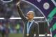 BRIGHTON, ENGLAND - MAY 12: Pep Guardiola the head coach / manager of Manchester City during the celebrations of becoming 2019 Champions after the Premier League match between Brighton & Hove Albion and Manchester City at American Express Community Stadium on May 12, 2019 in Brighton, United Kingdom. (Photo by Matthew Ashton - AMA/Getty Images)