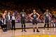 OAKLAND, CA - MAY 16: Stephen Curry #30, Draymond Green #23, Klay Thompson #11, and Andre Iguodala #9 look on during Game Two of the 2019 Western Conference Finals of the NBA Playoffs at the ORACLE Arena on May 16, 2019 in Oakland, California. NOTE TO USER: User expressly acknowledges and agrees that, by downloading and or using this Photograph, user is consenting to the terms and conditions of the Getty Images License Agreement. Mandatory Copyright Notice: Copyright 2019 NBAE (Photo by Noah Graham/NBAE via Getty Images)