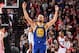 PORTLAND, OR - MAY 18: Stephen Curry #30 of the Golden State Warriors reacts to a play against the Portland Trail Blazers during Game Three of the Western Conference Finals on May 18, 2019 at the Moda Center in Portland, Oregon. NOTE TO USER: User expressly acknowledges and agrees that, by downloading and/or using this photograph, user is consenting to the terms and conditions of the Getty Images License Agreement. Mandatory Copyright Notice: Copyright 2019 NBAE (Photo by Andrew D. Bernstein/NBAE via Getty Images)