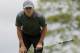 Jordan Spieth watches his putt stop short on the third green during the final round of the PGA Championship golf tournament, Sunday, May 19, 2019, at Bethpage Black in Farmingdale, N.Y. (AP Photo/Julio Cortez)