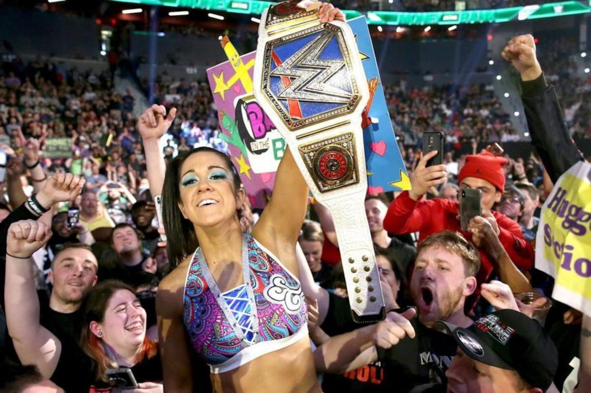 Twitter Erupts over Brock Lesnar, Bayley, More WWE Money in the Bank