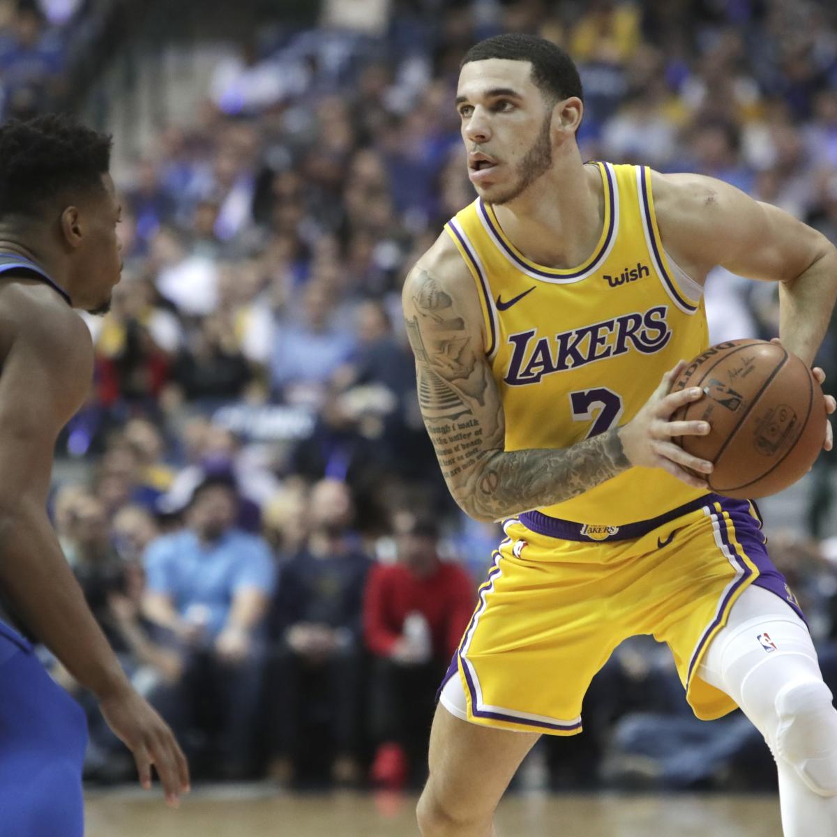Lakers Rumors: Latest Rumblings on Lonzo Ball and LA's 2019 Draft Plans | Bleacher ...