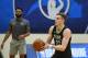 CHICAGO, ILLINOIS - MAY 16: Luka Samanic #72 participates in workouts during Day One of the NBA Draft Combine at Quest MultiSport Complex on May 16, 2019 in Chicago, Illinois. NOTE TO USER: User expressly acknowledges and agrees that, by downloading and or using this photograph, User is consenting to the terms and conditions of the Getty Images License Agreement. (Photo by Stacy Revere/Getty Images)