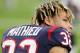 HOUSTON, TEXAS - DECEMBER 30: Tyrann Mathieu #32 of the Houston Texans takes a moment during warm-up before playing the Jacksonville Jaguars at NRG Stadium on December 30, 2018 in Houston, Texas. (Photo by Bob Levey/Getty Images)