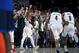 Portland Trail Blazers guard Damian Lillard reacts after making the game-winning shot at the buzzer against the Oklahoma City Thunder in Game 5 of an NBA basketball first-round playoff series, Tuesday, April 23, 2019, in Portland, Ore. The Trail Blazers won 118-115. (AP Photo/Craig Mitchelldyer)