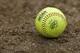 A detail view of an NCAA softball field is seen on the field during an Prairie View A&M University at Texas Southern University NCAA softball game on Friday, May 3, 2019 in Houston. (AP Photo/Aaron M. Sprecher)