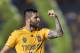 MONTERREY, MEXICO - MAY 11: Andre-Pierre Gignac, #10 of Tigres, celebrates after scoring his team's first goal during the quarterfinals second leg match between Tigres UANL and Pachuca as part of the Torneo Clausura 2019 Liga MX at Universitario Stadium on May 11, 2019 in Monterrey, Mexico. (Photo by Azael Rodriguez/Getty Images)