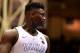 DURHAM, NC - JANUARY 26: Zion Williamson #1 of the Duke Blue Devils looks on against the Georgia Tech Yellow Jackets in the second half at Cameron Indoor Stadium on January 26, 2019 in Durham, North Carolina. (Photo by Lance King/Getty Images)