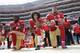 FILE - In this Oct. 2, 2016 file photo, from left, San Francisco 49ers outside linebacker Eli Harold, quarterback Colin Kaepernick and safety Eric Reid kneel during the national anthem before an NFL football game against the Dallas Cowboys in Santa Clara, Calif. In recent months, Colin Kaepernick has become comfortable with people knowing him as more than a laser-focused football player as he always previously preferred it. Perhaps, through the anthem protest and his emergence as an outspoken activist for minorities, Kaepernick has improved his image in the process. (AP Photo/Marcio Jose Sanchez, File)