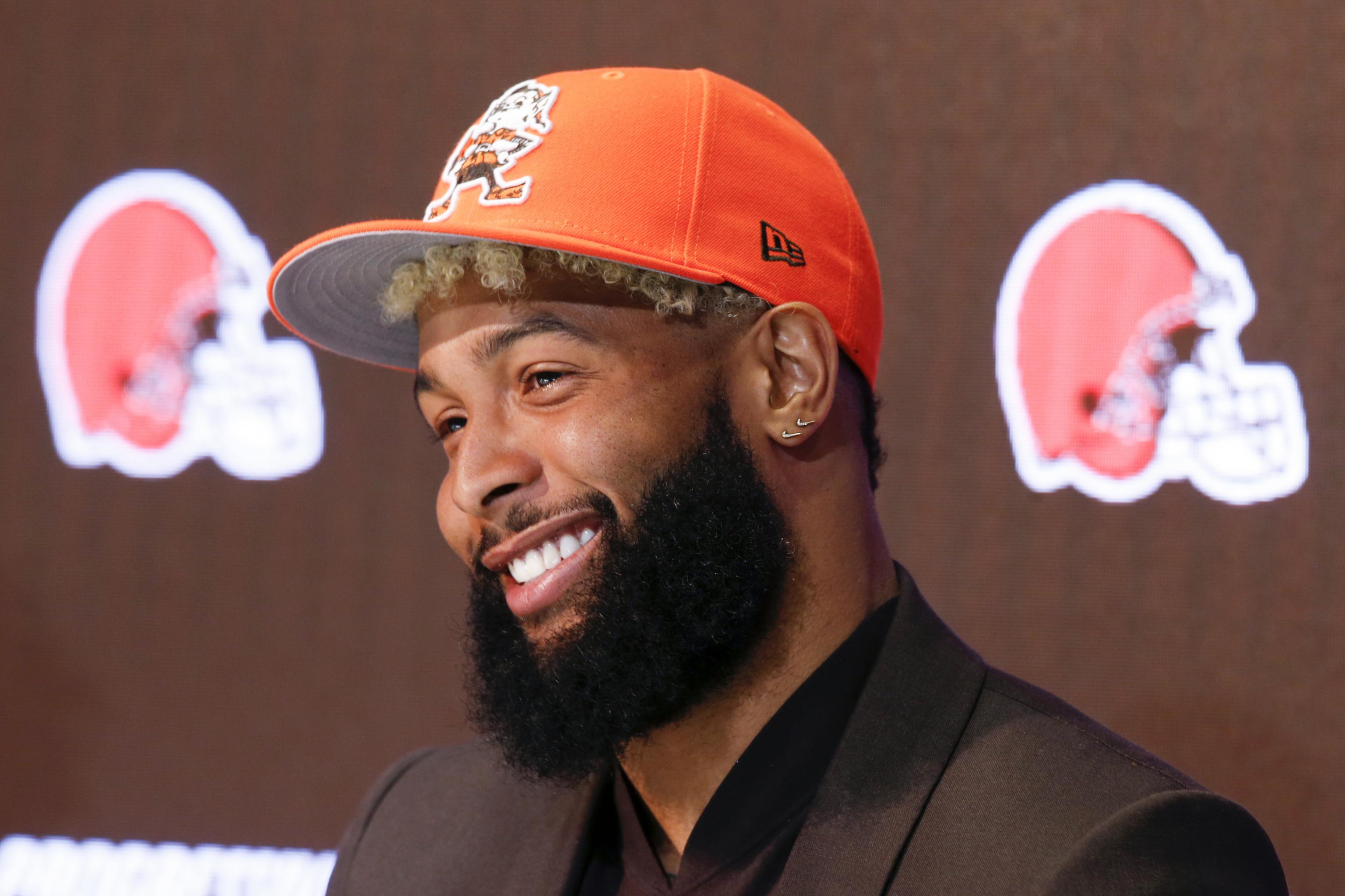 Odell Beckham Jr. misses Browns practice with reported 'hip injury'