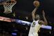 Golden State Warriors' Kevin Durant lays up a shot against the Los Angeles Clippers in the second half in Game 1 of a first-round NBA basketball playoff series Saturday, April 13, 2019, in Oakland, Calif. (AP Photo/Ben Margot)