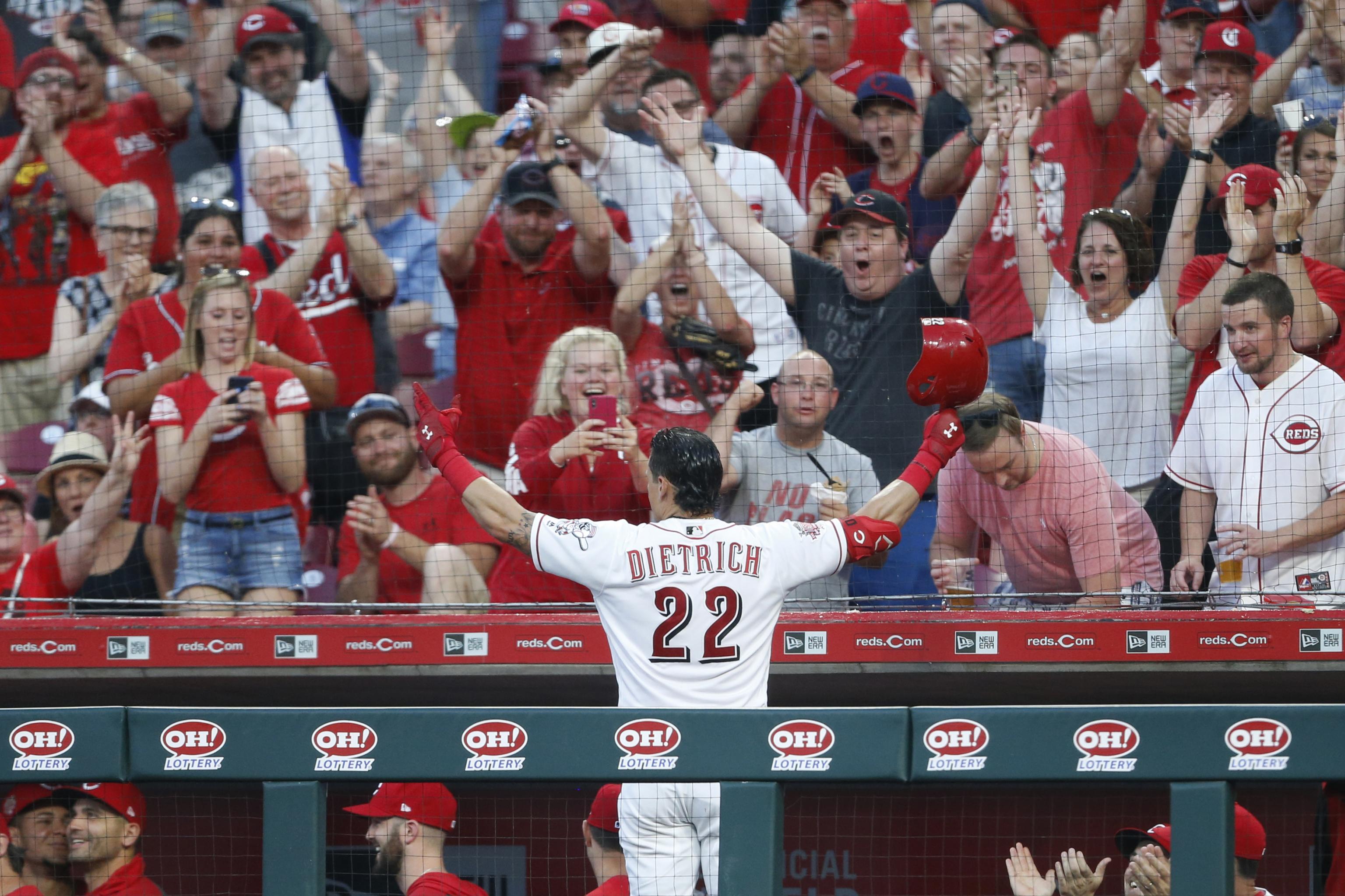 VIDEO: Derek Dietrich Continues Dominance of Pirates With 3rd