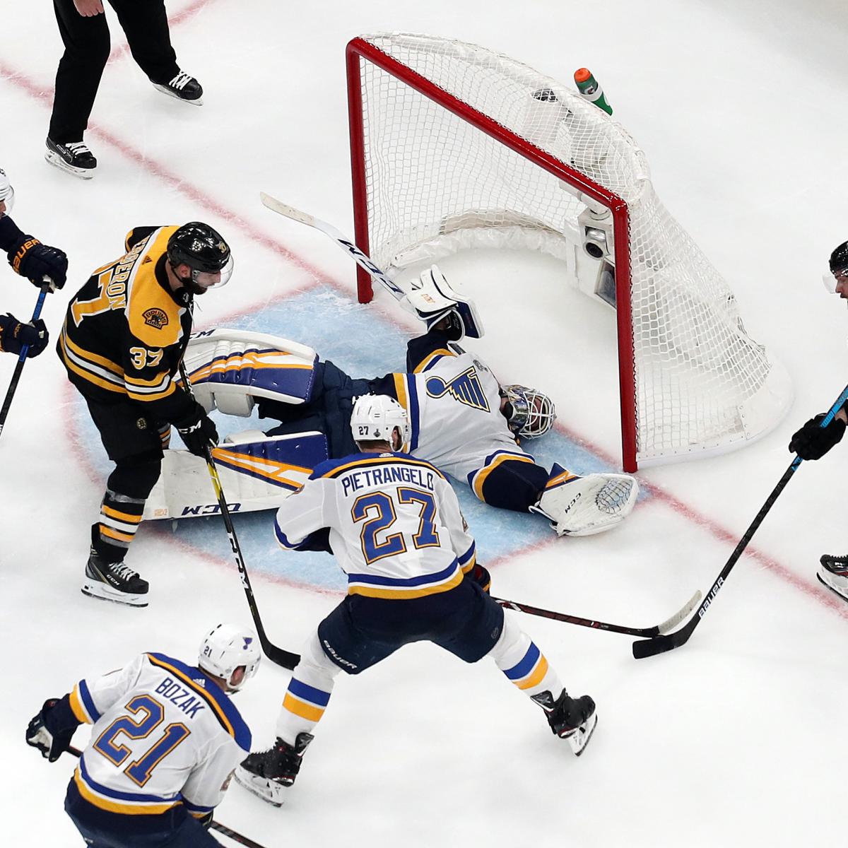 NHL Stanley Cup Final 2019: Blues vs. Bruins Game 2 Odds, TV Info, Predictions | Bleacher Report ...