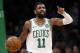 Boston Celtics' Kyrie Irving during the second quarter of an NBA basketball game against the Indiana Pacers Friday, March 29, 2019, in Boston. (AP Photo/Winslow Townson)